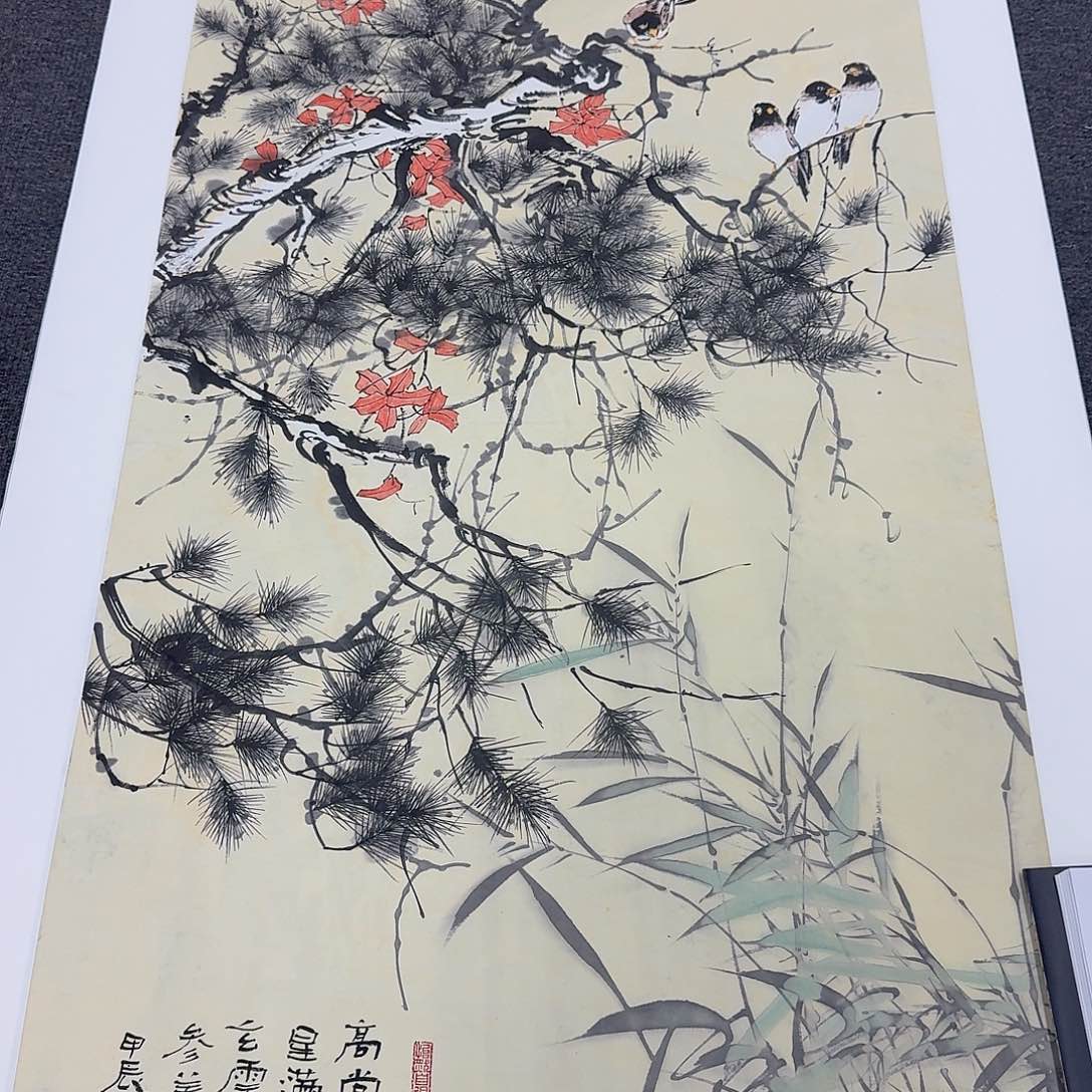 国画多次参加国内外大型