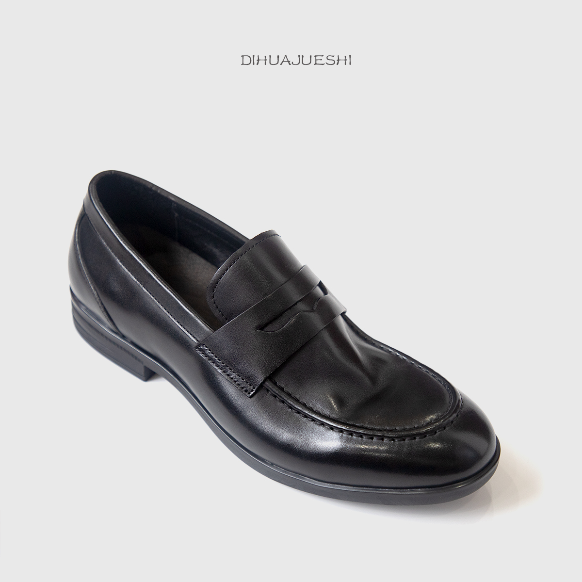 帝华爵士男士商务休闲皮鞋经典真皮乐福鞋时尚百搭软底软面4010