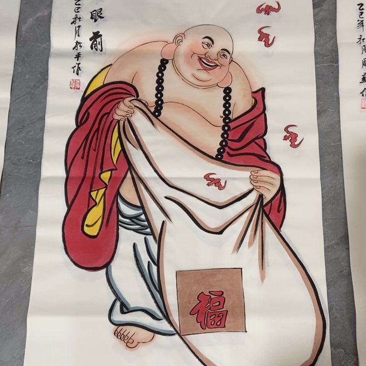 枕书斋画廊的直播间