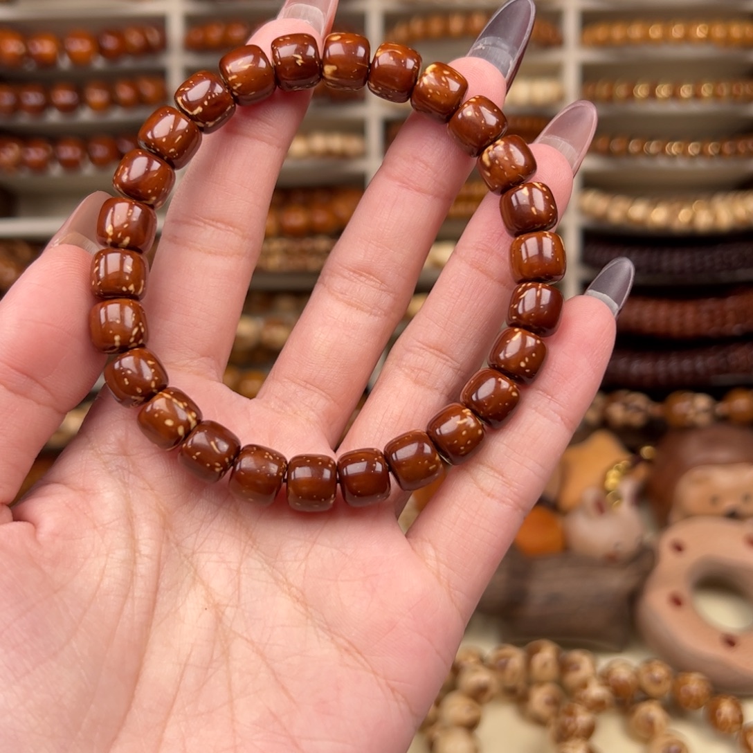 M***甜紫金鼠手串焦糖星星10单圈