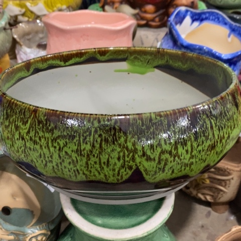 陶瓷水培绿色313434346