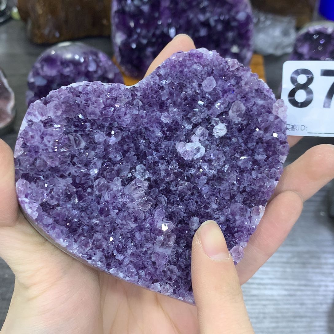 紫晶珠宝半成品未镶嵌877