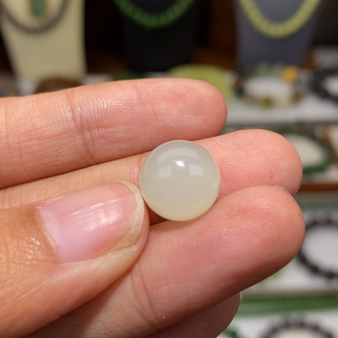 和田玉未镶嵌手串卡12