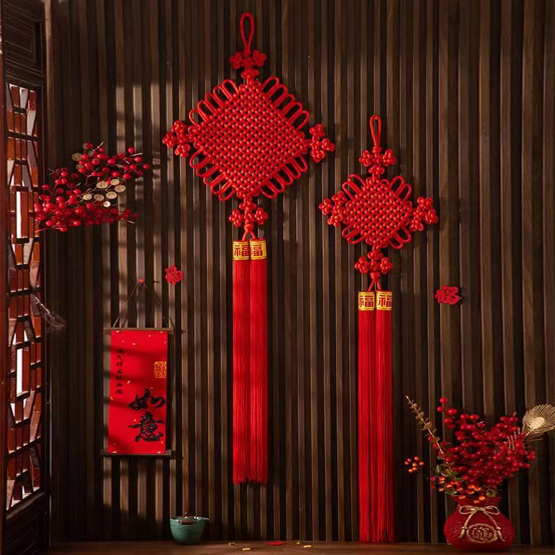 新年春节中国结挂件客厅玄关乔迁新居高档装饰