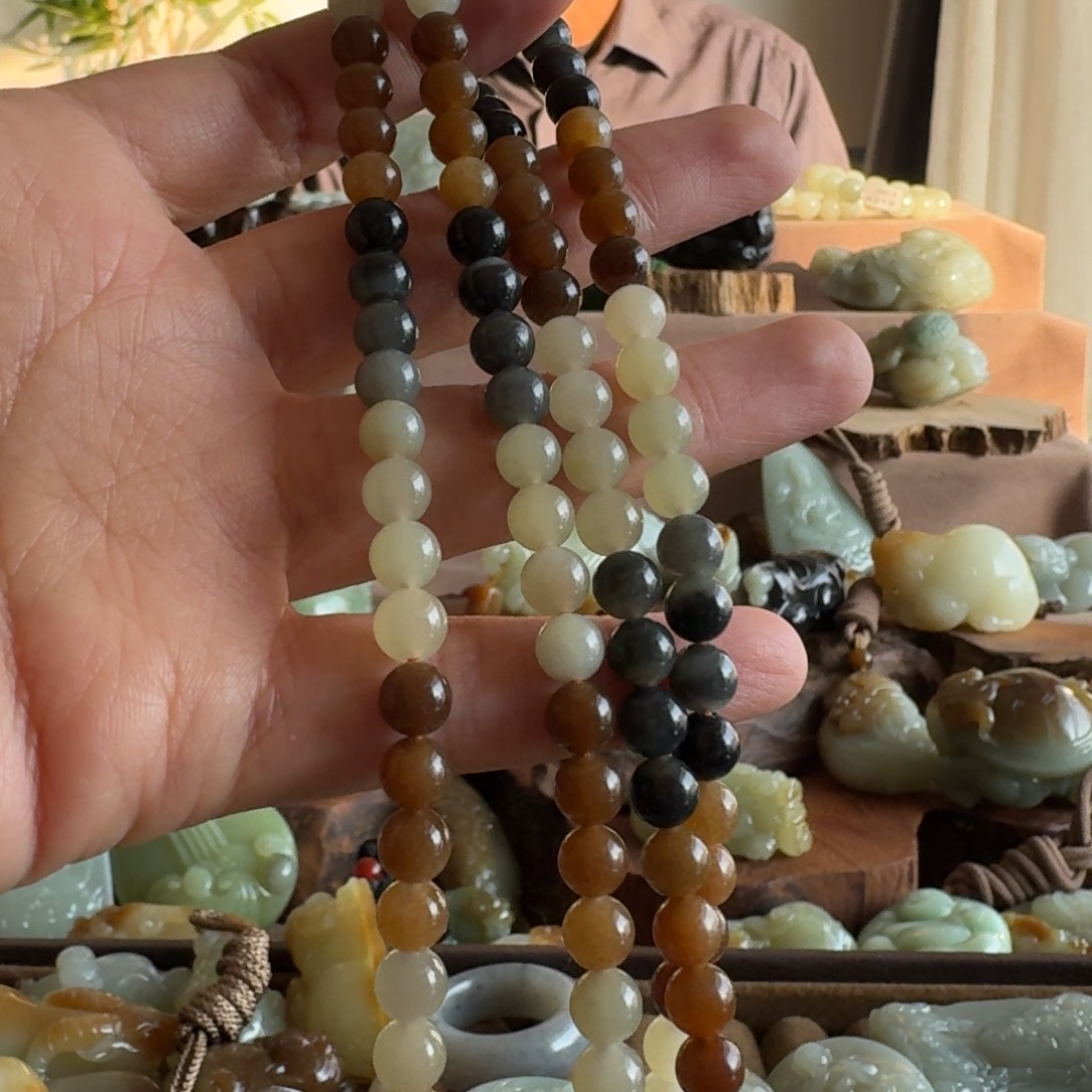 和田玉（糖玉）未镶嵌手链