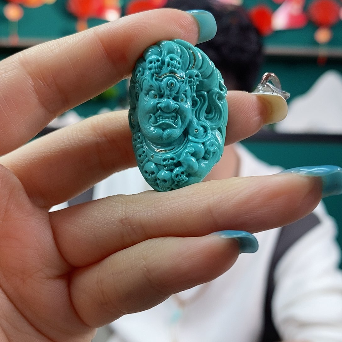 绿松石珠宝奇石未镶嵌