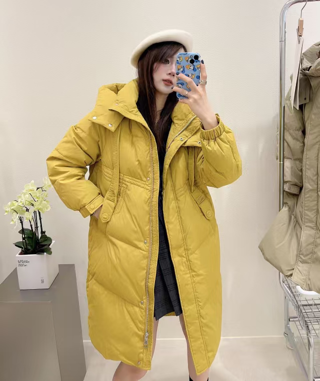 8807女装长款外套时尚百搭休闲连帽收腰