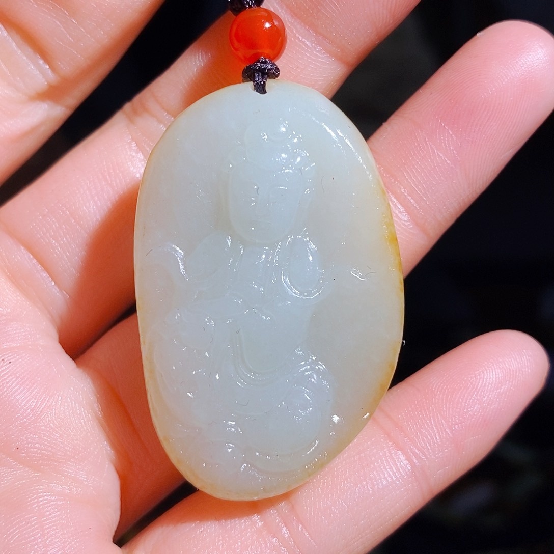 和田玉颈饰未镶嵌