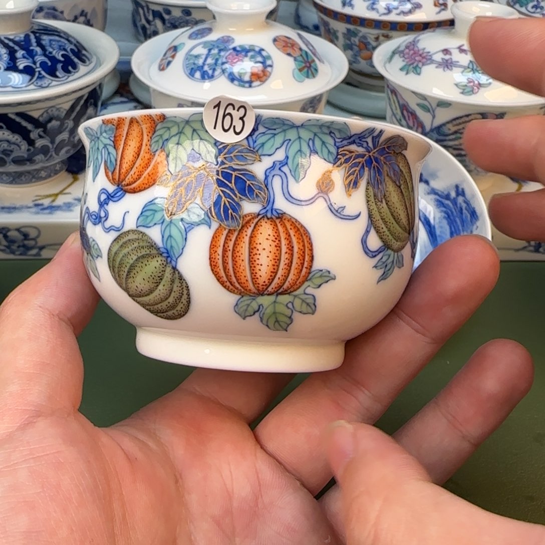 彦祖纯手工手绘茶具163