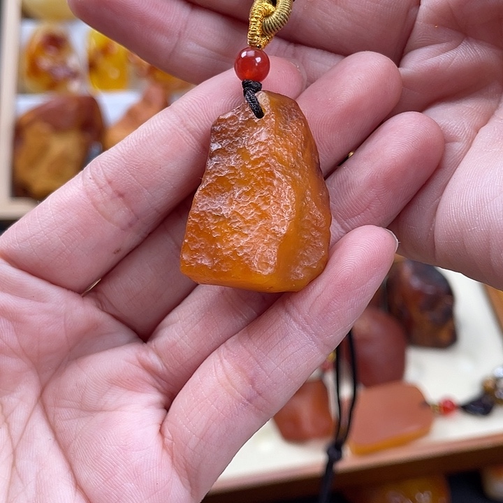 蜜蜡项链未镶嵌5.8克