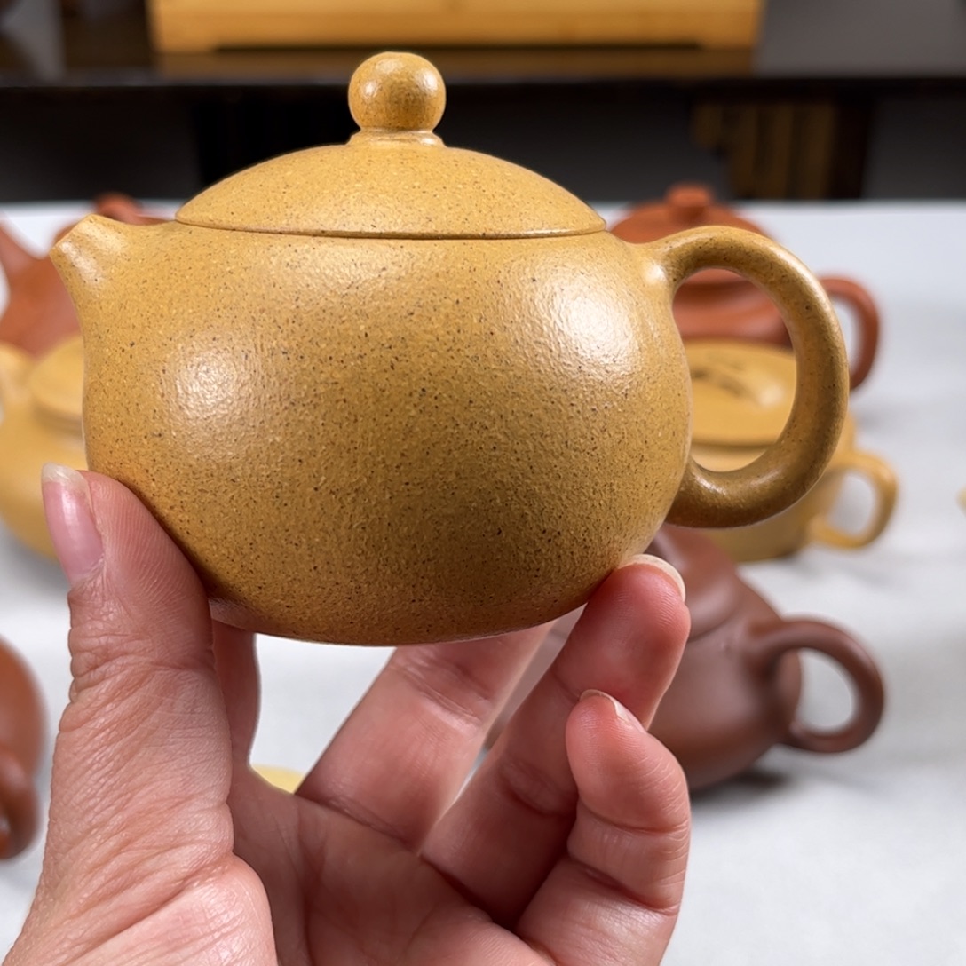 訫***靈茶壶紫砂全手工西施170cc微瑕