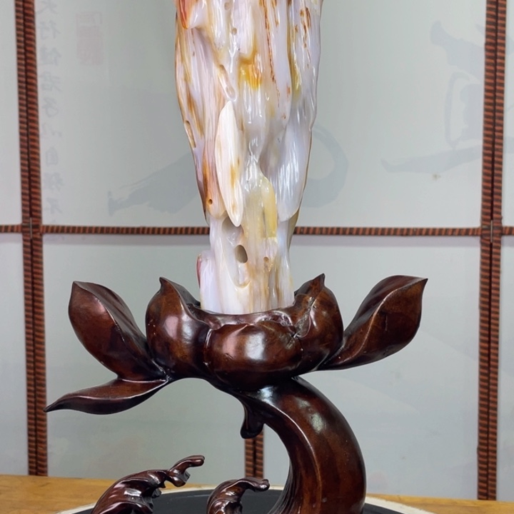 硅化玉未镶嵌珠宝奇石高45