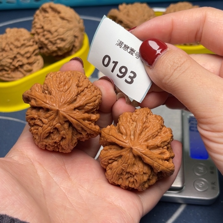 文玩核桃把件粗筋45