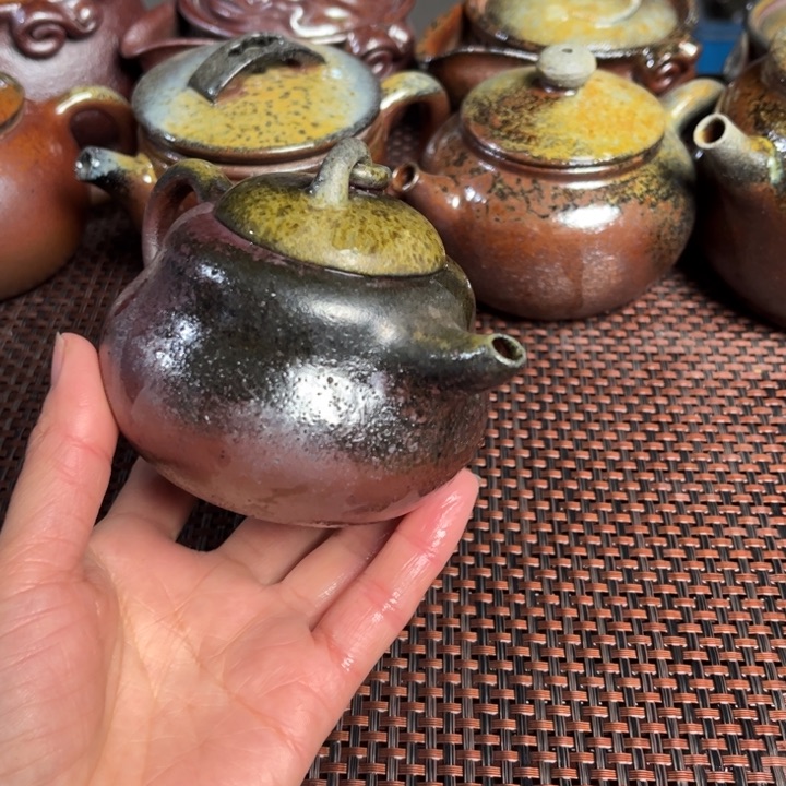 紫砂茶杯小葫芦壶200C瑕