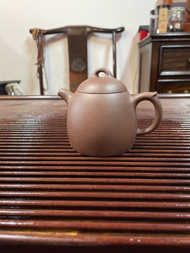 国工张秀娣半手工制作秦权壶紫泥150cc左右