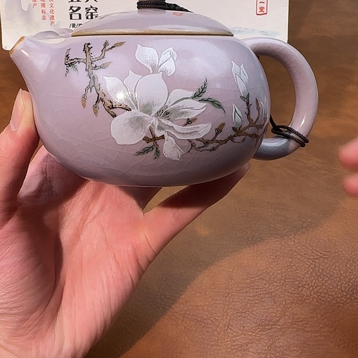 颜瓷闪购商品链接紫汝玉兰西施壶