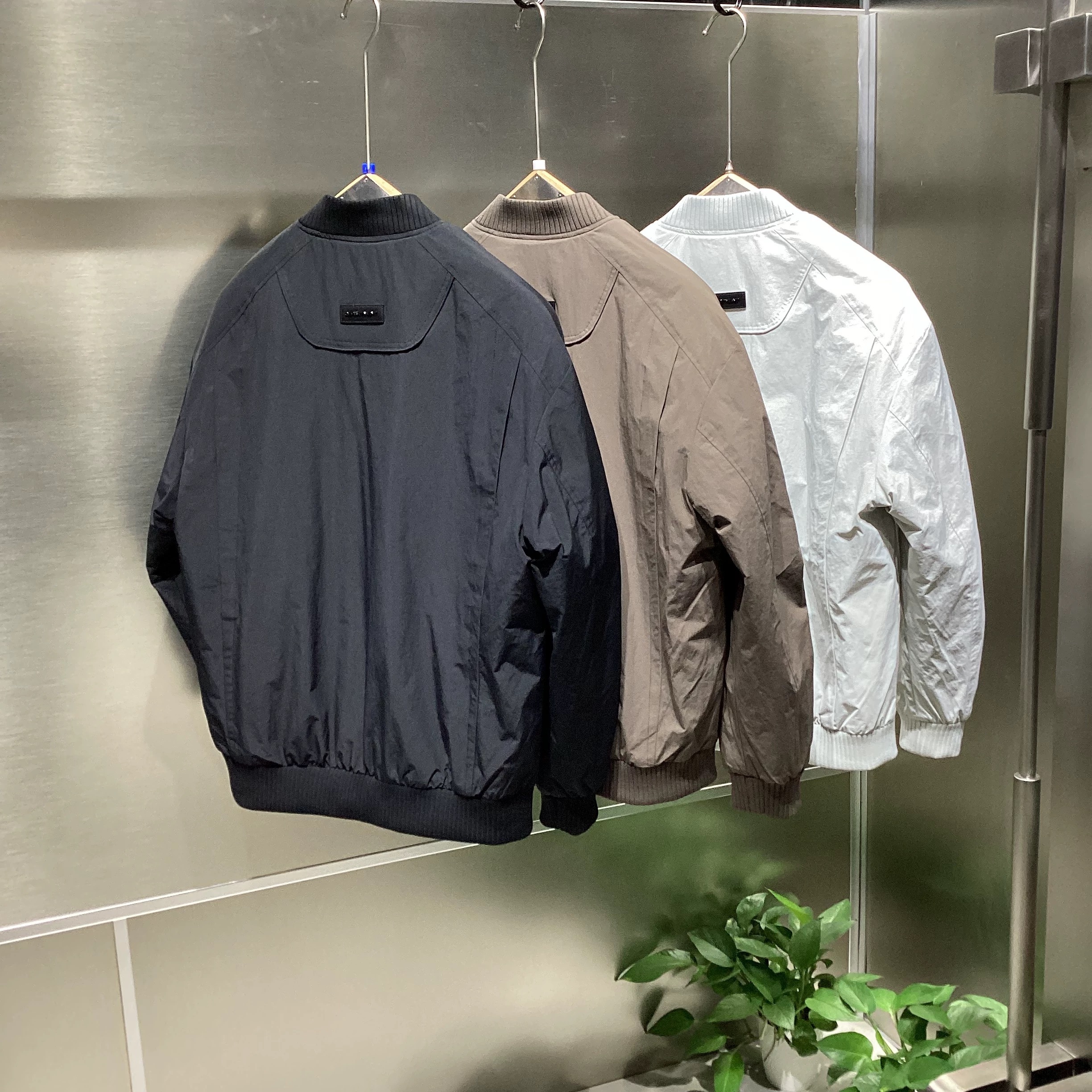 秋冬季男女同款潮流夹克上衣男式高端轻奢