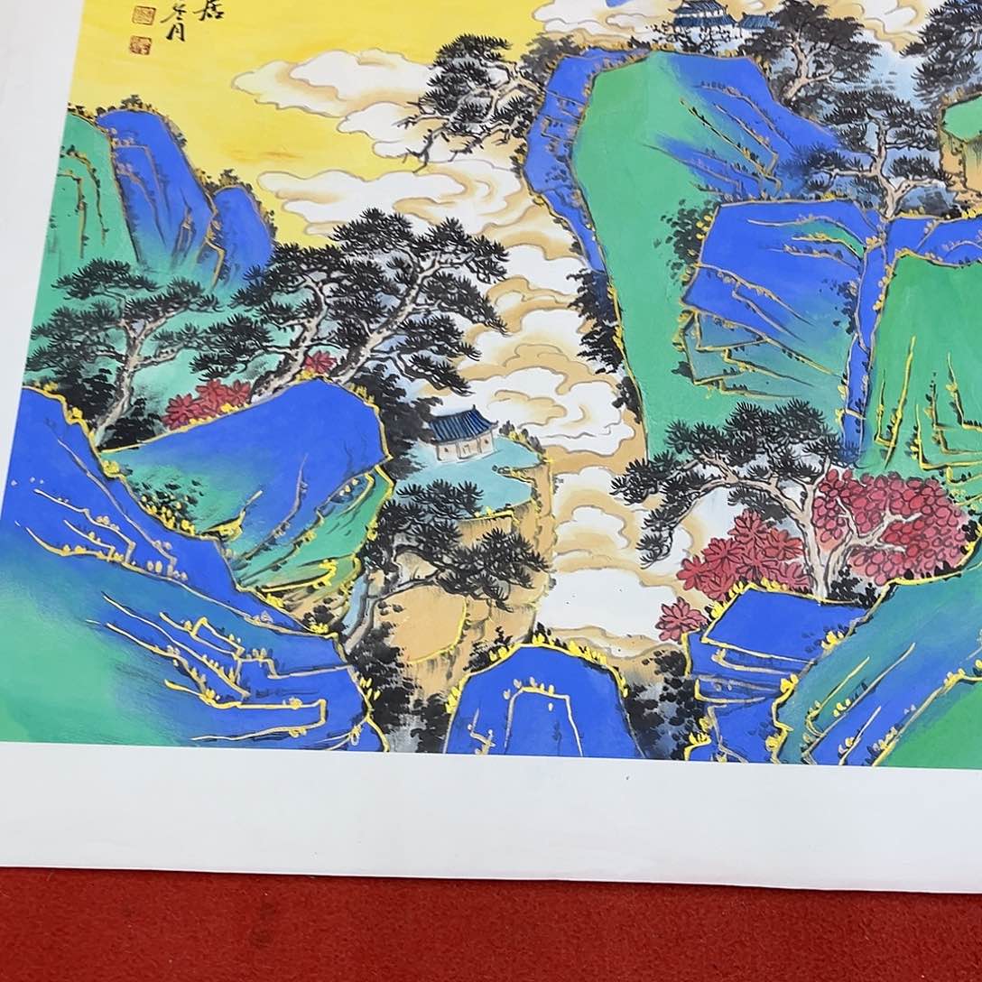 国画手绘国画作品