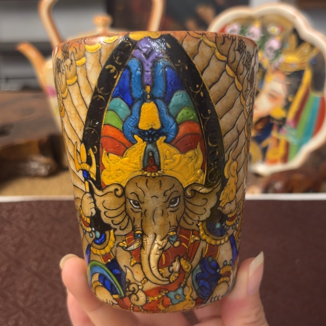 志野柴烧象财神推荐