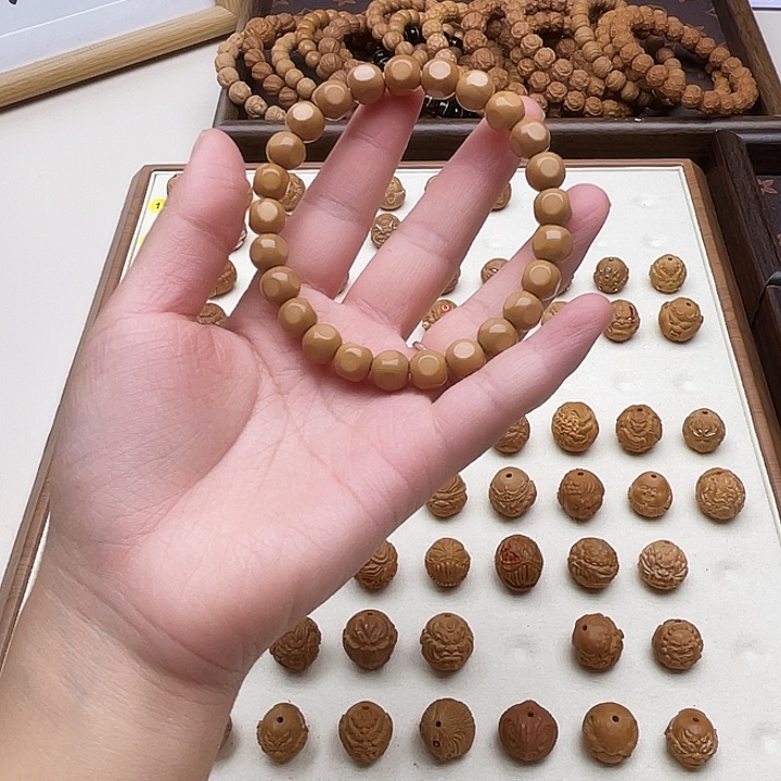 猴头核桃吊坠六方