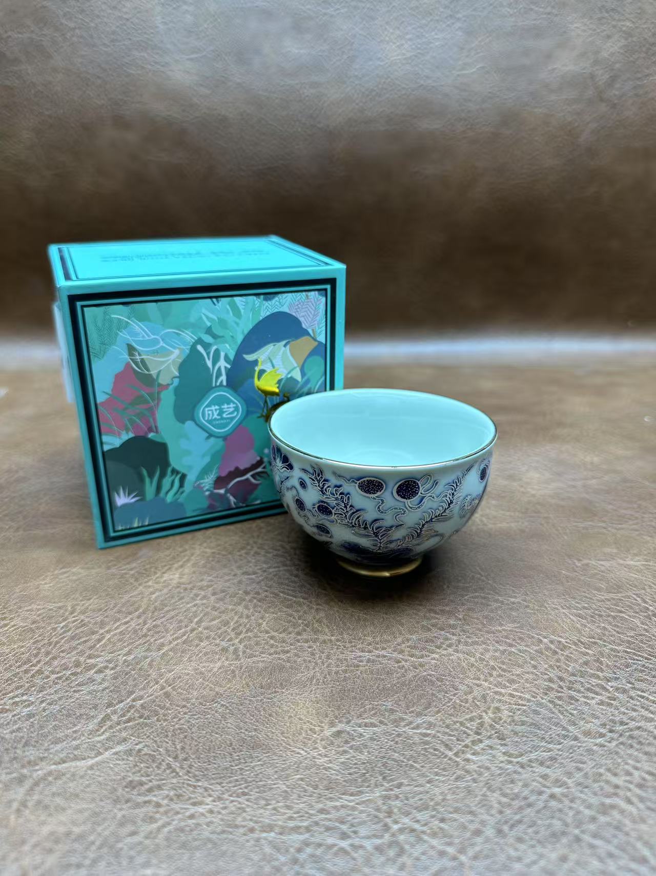 莉火火茶器 覆银鱼藻纹思缘主人杯-银杯-5132（直播专享）