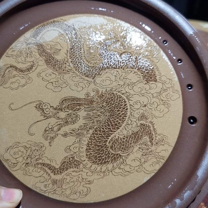【闪购商品】紫砂茶壶㞢*龙茶盘
