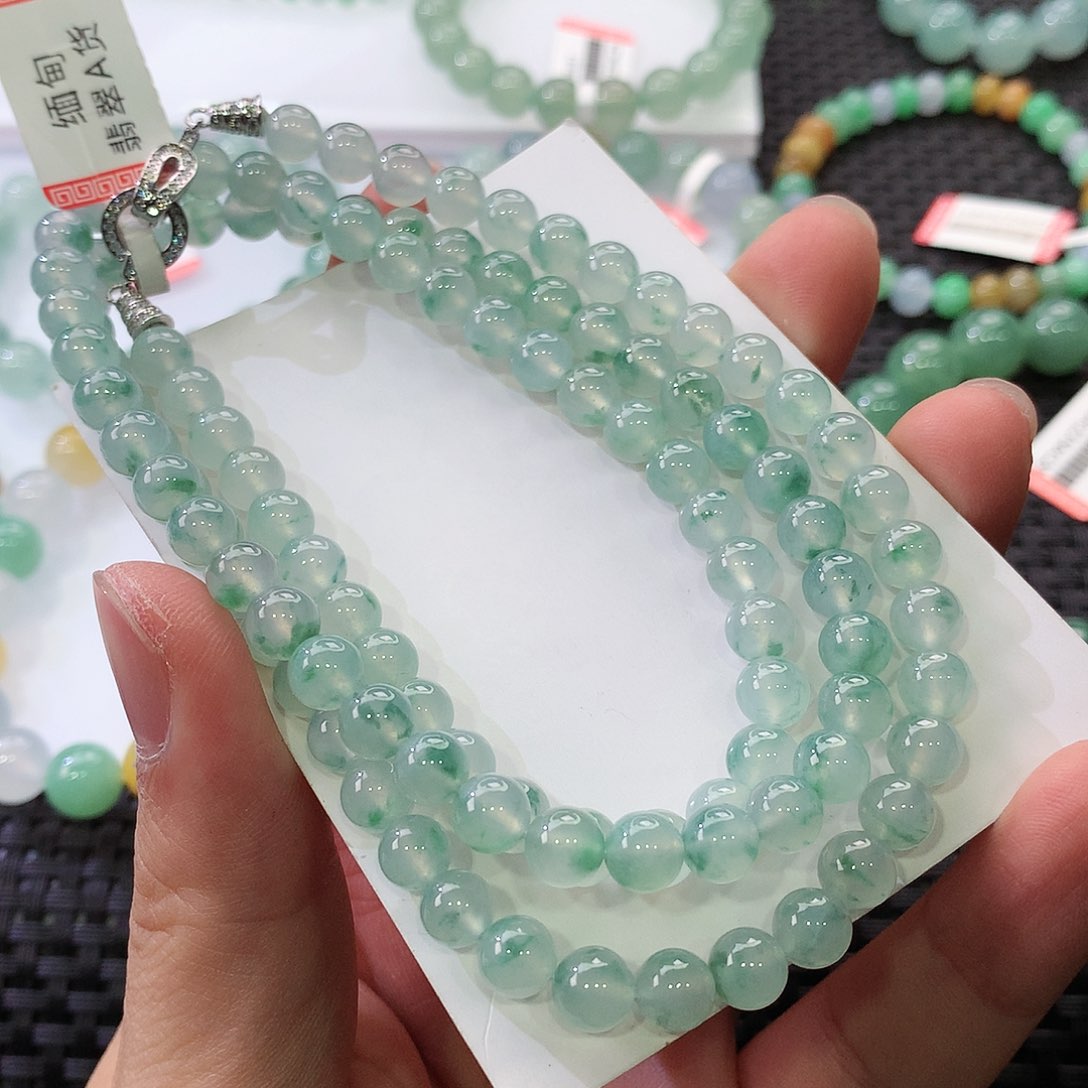 翡翠手链未镶嵌A****g翡翠