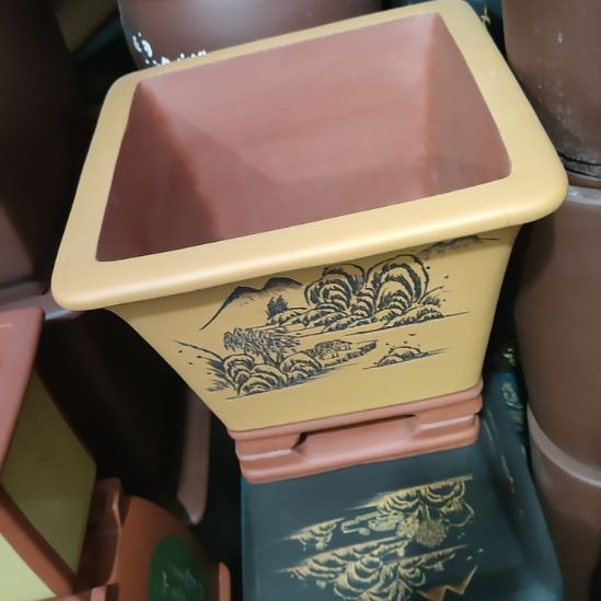 花盆紫砂斗方紫砂盆
