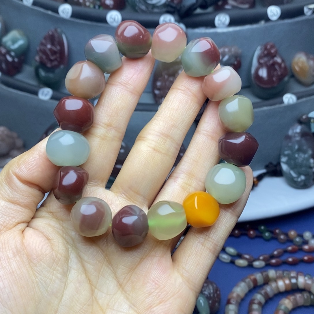 玛瑙/玉髓未镶嵌吊坠(不含链)