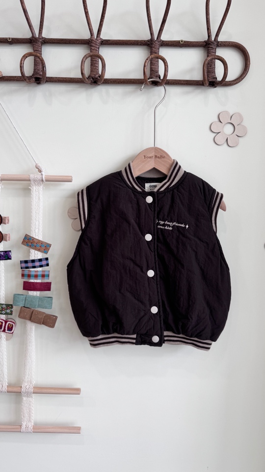 深巧克力色马甲～