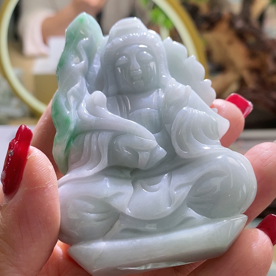 【闪购商品】翡翠颈饰未镶嵌观音