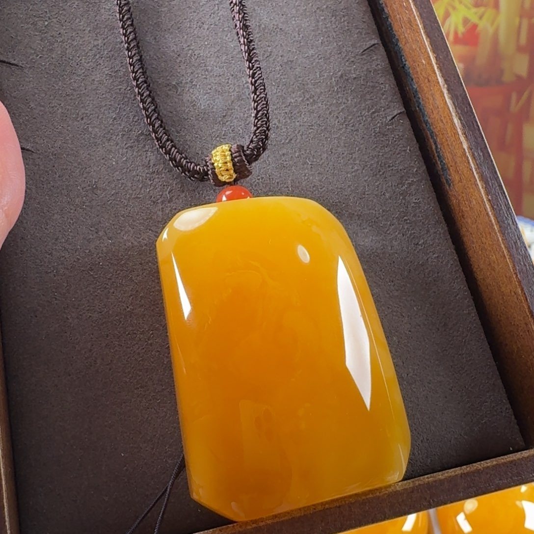 蜜蜡未镶嵌毛衣链