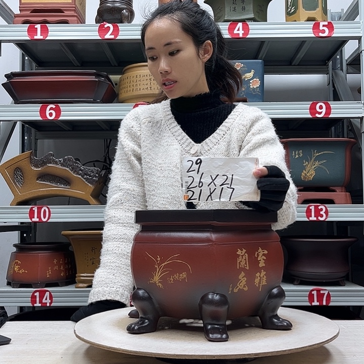 花盆紫砂紫砂花盆