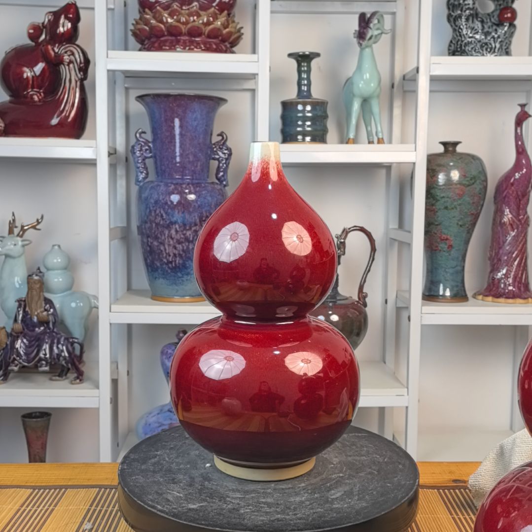 摆件钧瓷摆件神后镇钧瓷