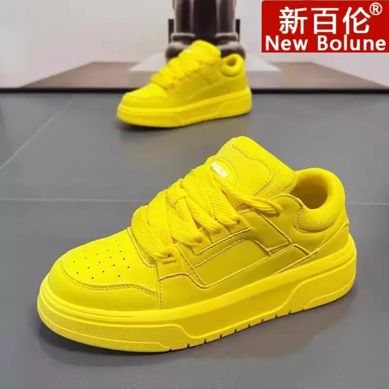 新百伦新百伦NEW BOLUNE正品男鞋秋季小众设计板鞋软底舒适休闲运