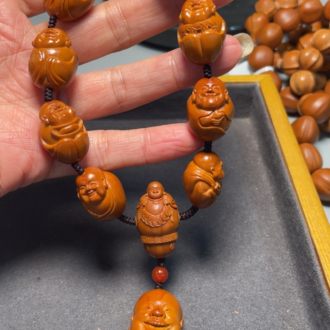 橄榄核手串/手链橄榄核雕工艺