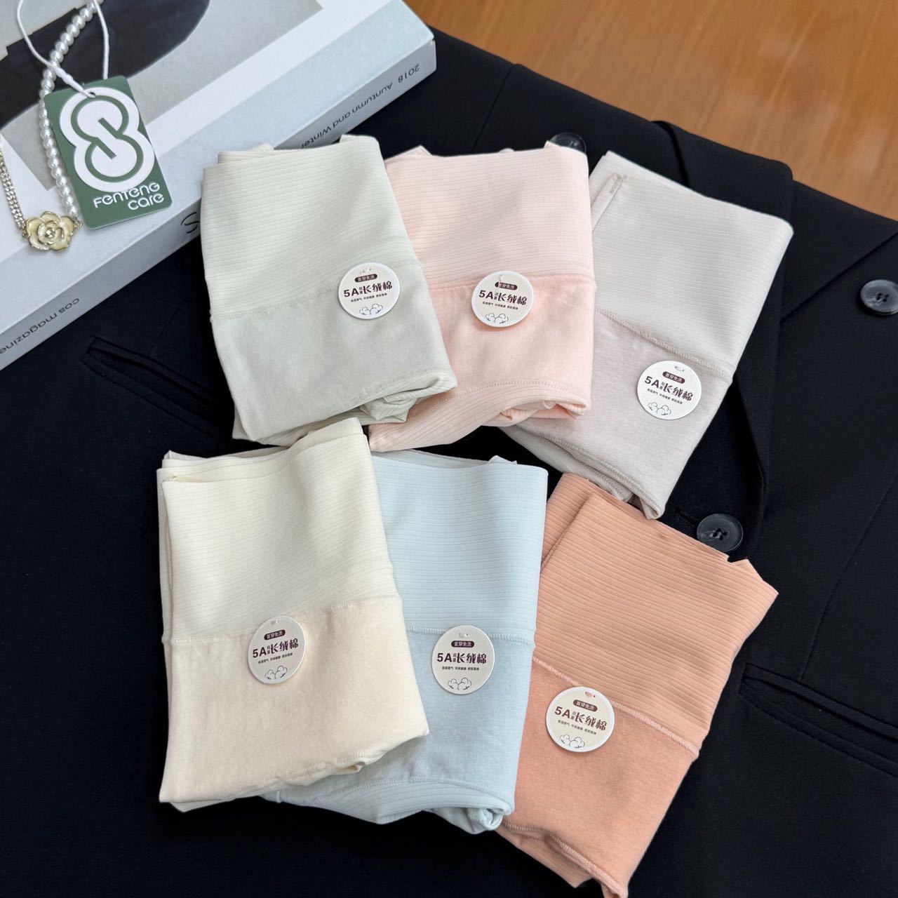 【852】女士抑菌长绒棉女内裤短裤打底裤AKA