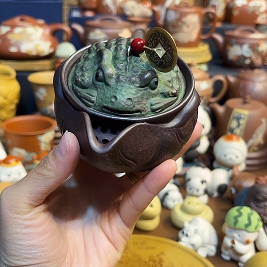 紫砂茶杯紫砂茶宠