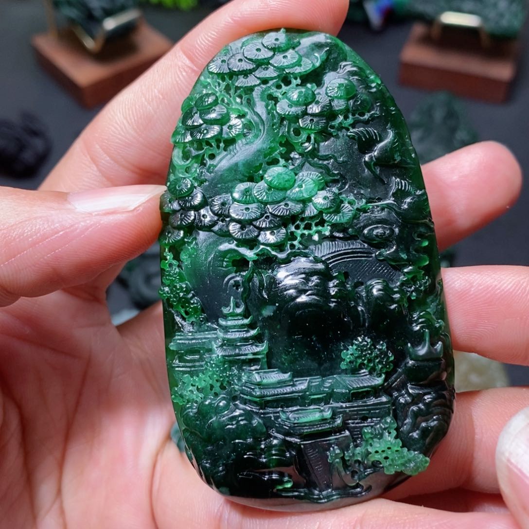 定制翡翠未镶嵌天然A货翡翠S