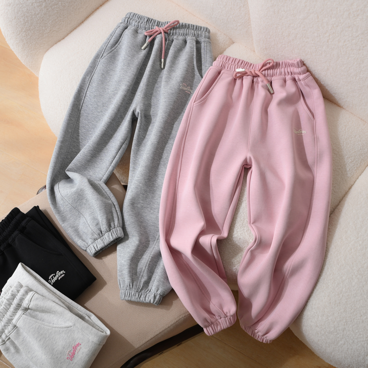 170 中大童收口卫裤 儿童宽松运动长裤 女童校服裤子春秋款 88530