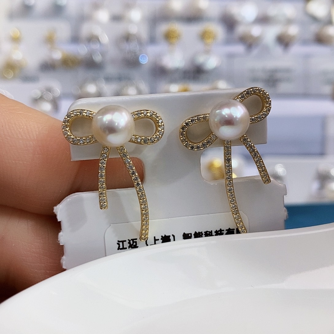 银S925镶嵌特价秒库存单孤品正版珠宝淡水极光淡水珍珠