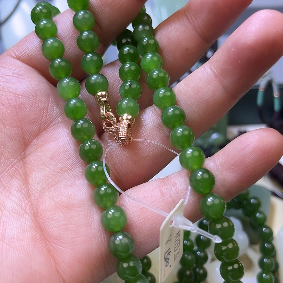 和田玉手链未镶嵌