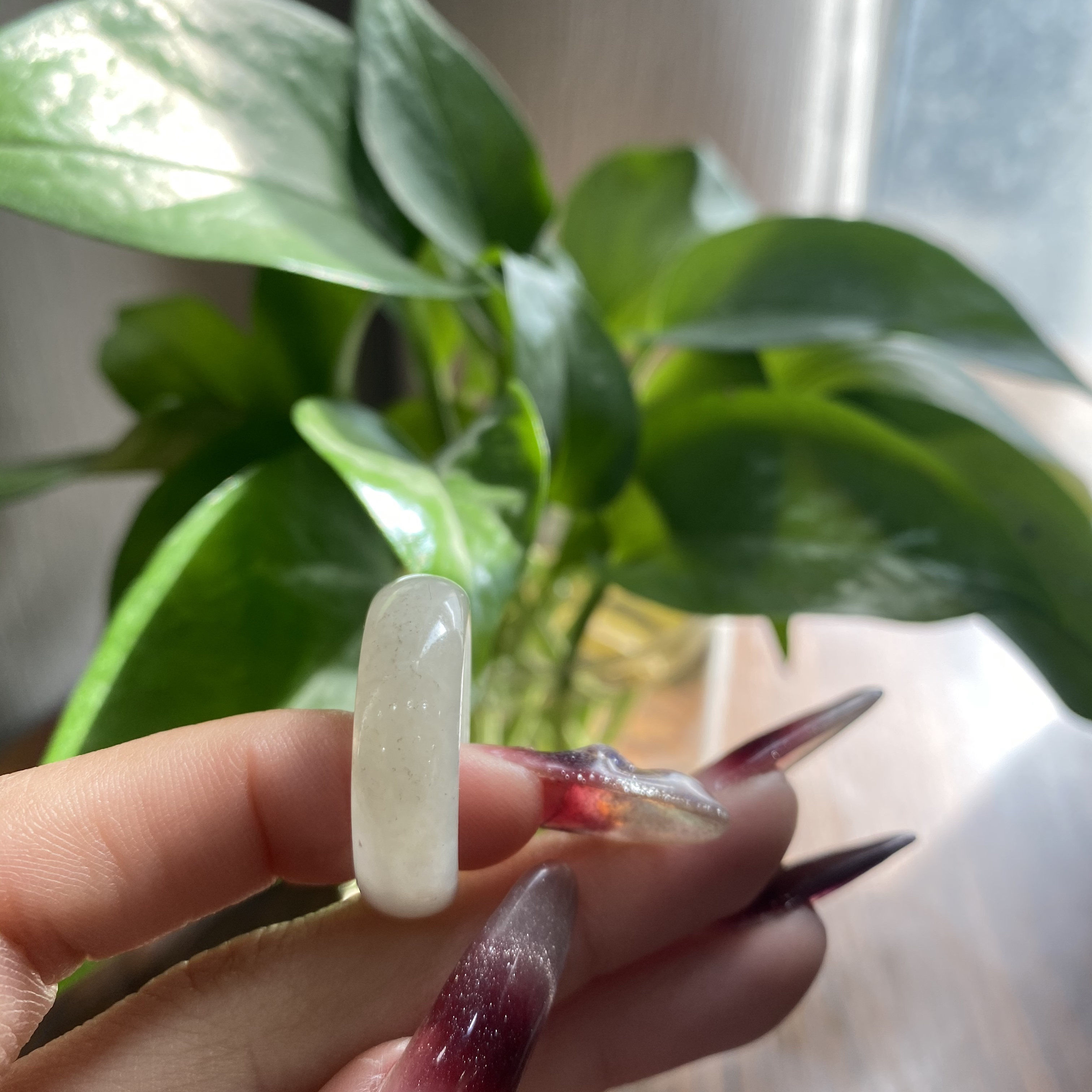 和田玉天然青花戒圈