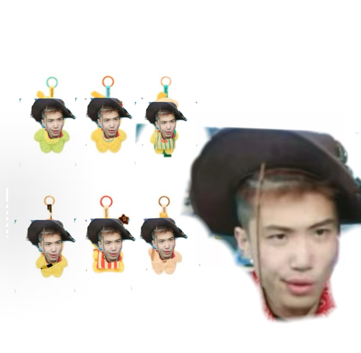 （黑）熏熏银叁二一配件包挂挂饰