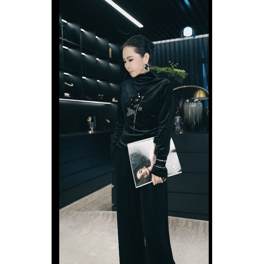 ▲VG·ORIGINAL 手工黑金玫瑰丝绒套装