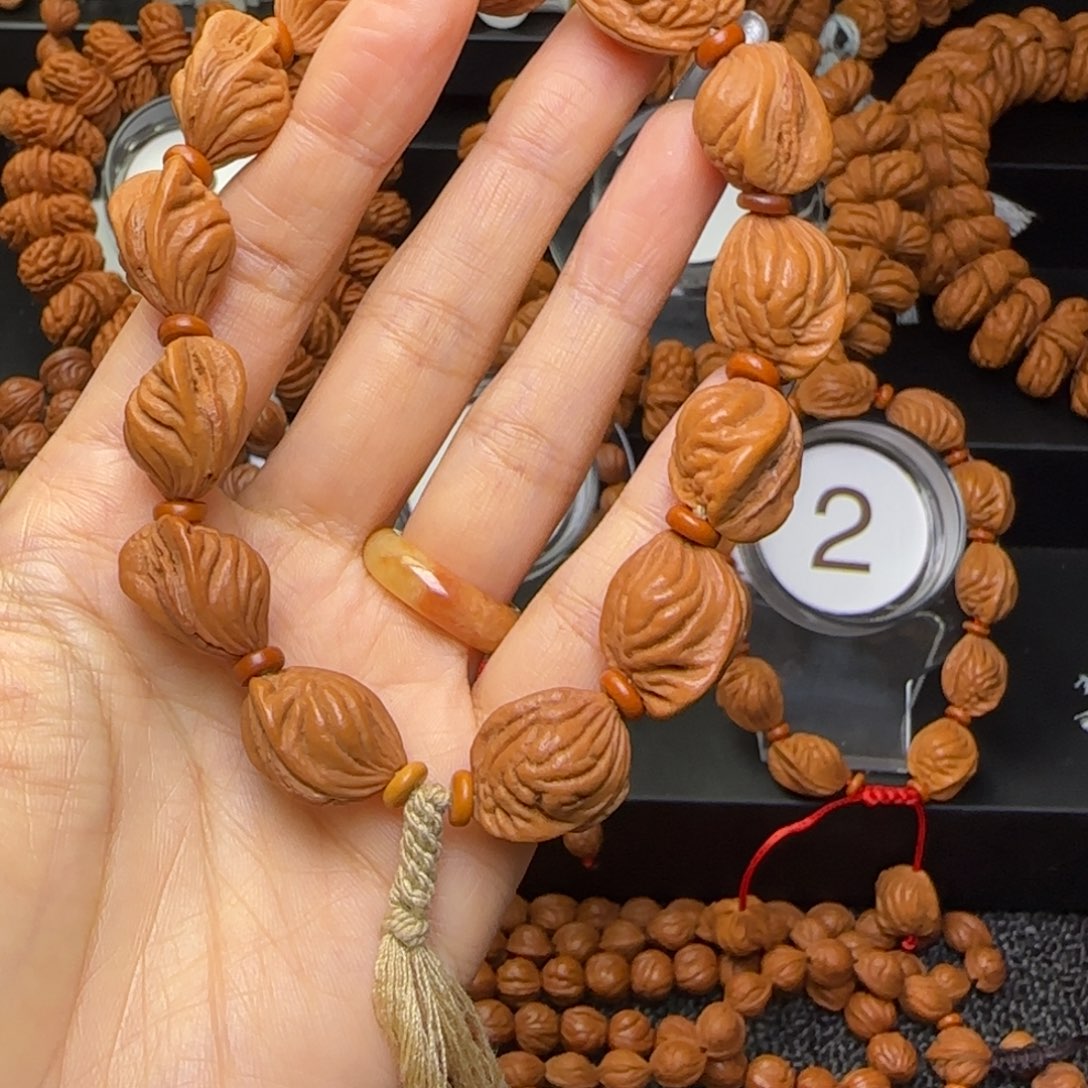 爱***大手串桃核生命之源手串