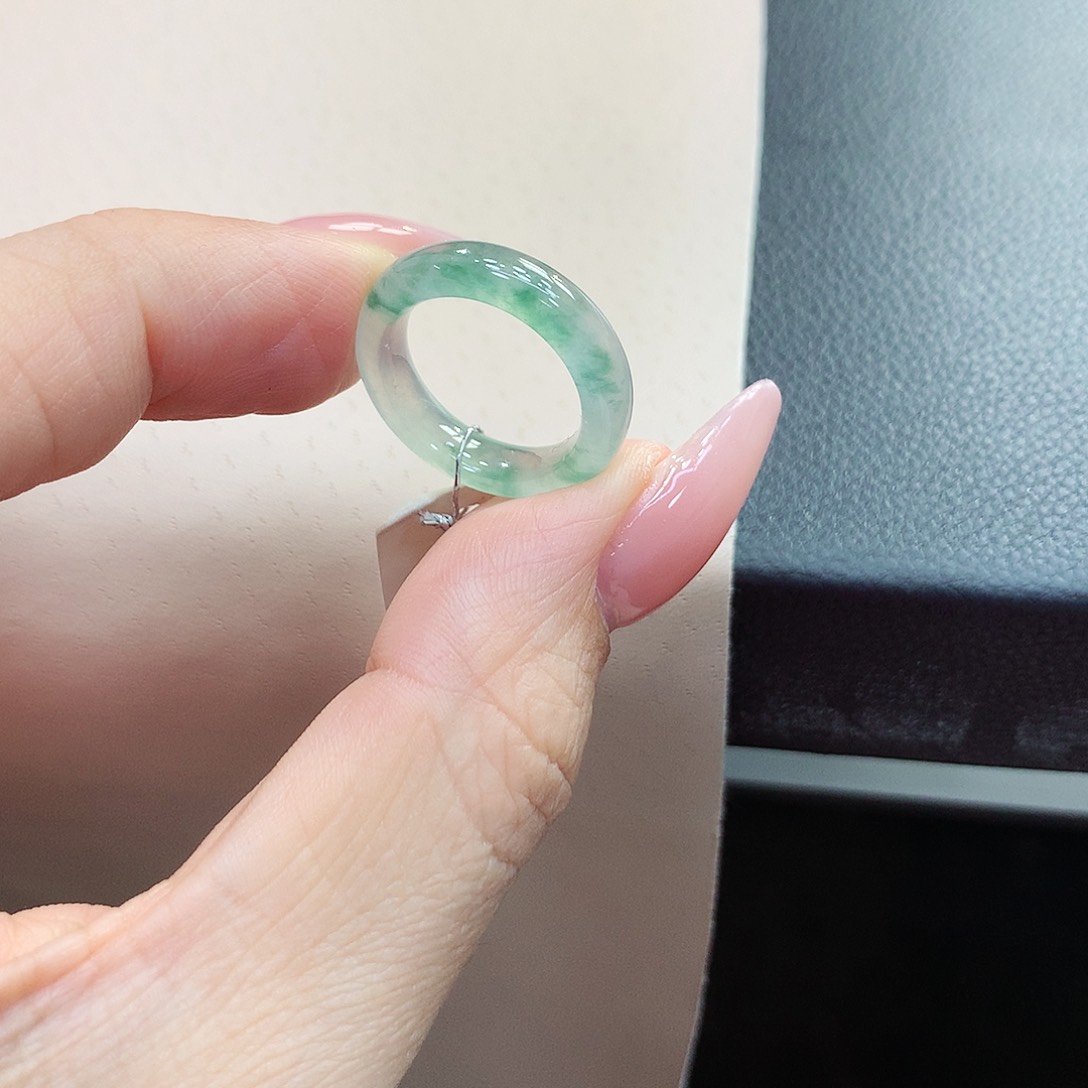 未镶嵌戒指翡翠8号