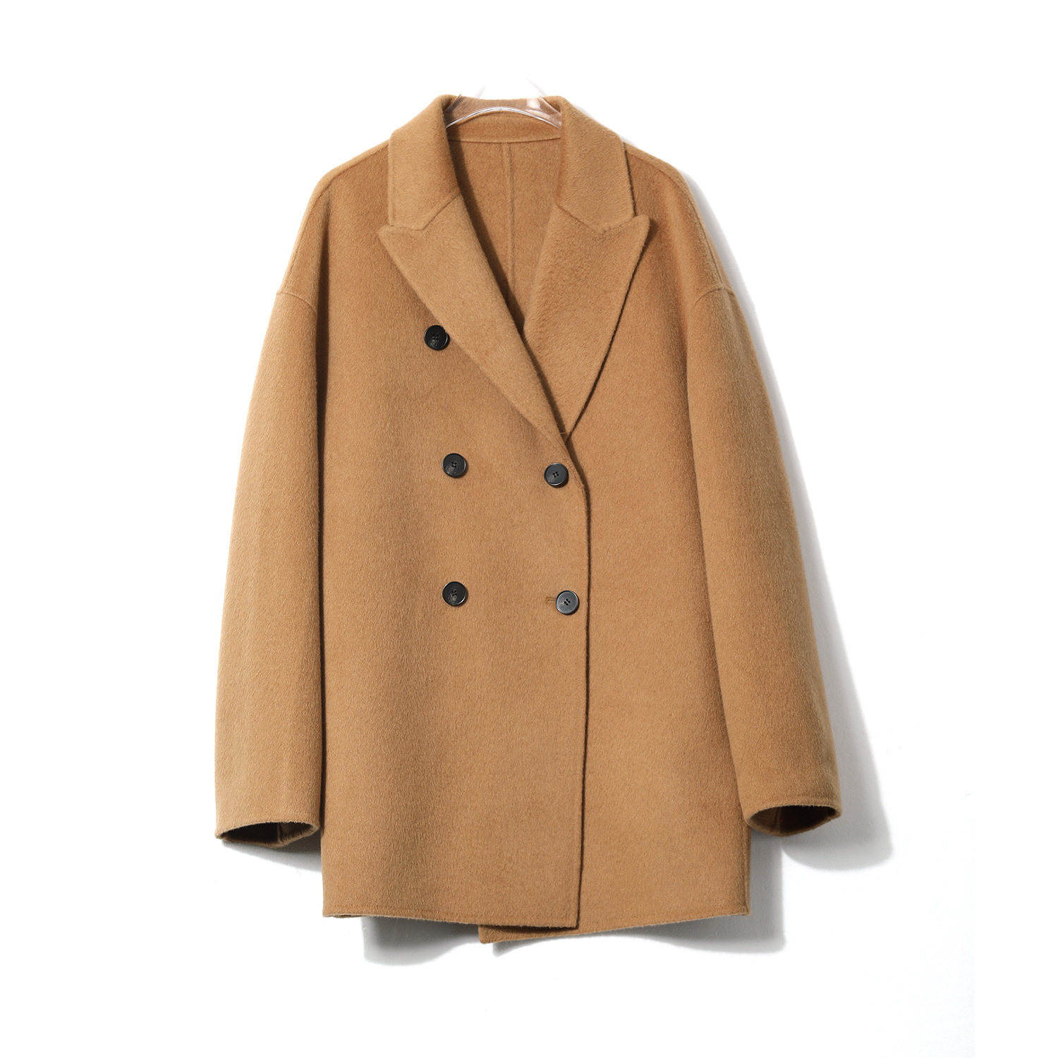 【李美丽粉丝专享】高端女生双面呢羊绒羊毛大衣EY242196