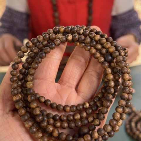 沉香手串白棋8克卡0.5多样性发1条