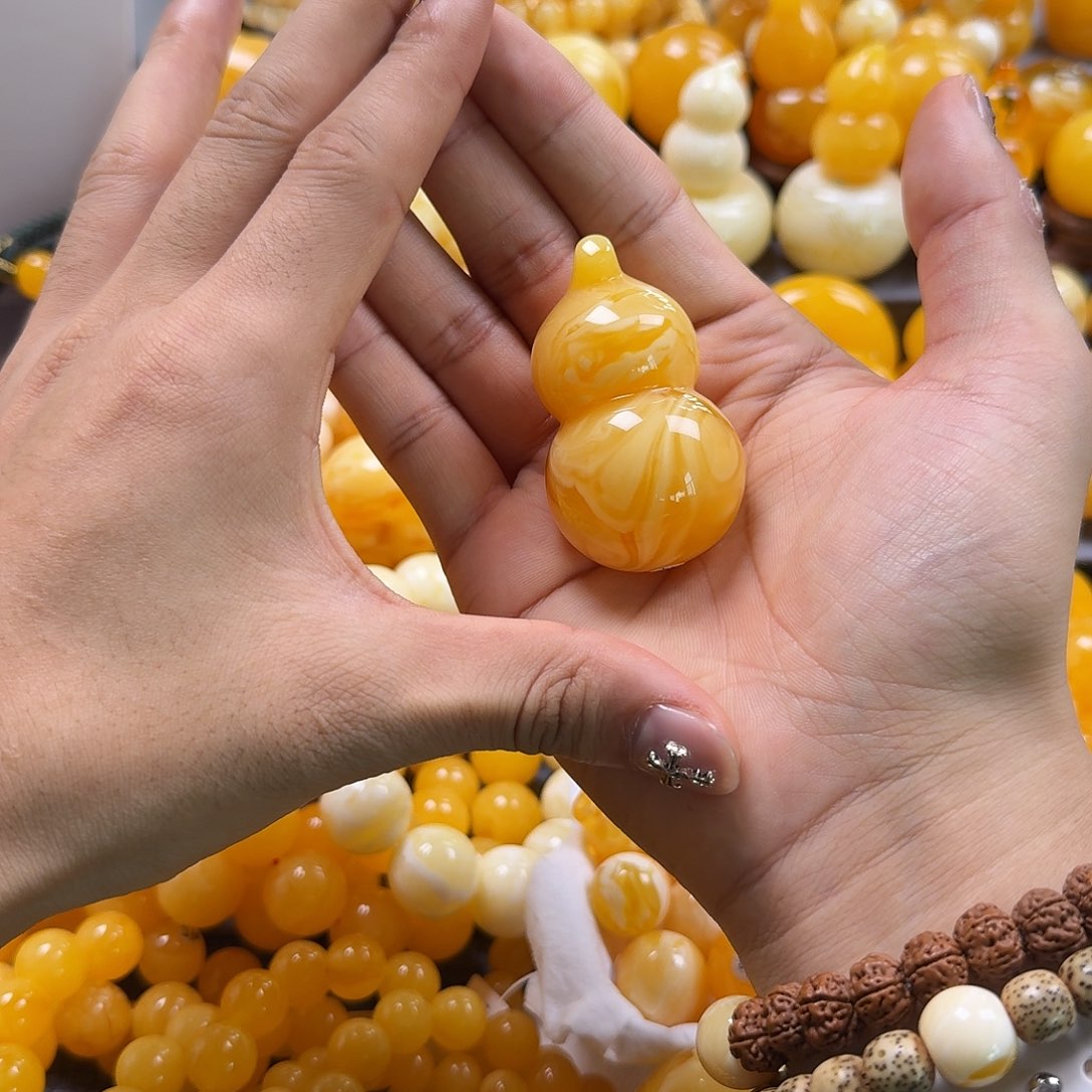 蜜蜡珠宝奇石未镶嵌葫芦